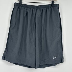 Nike Dri-FIT Running Shorts Mens XXL Gray Mesh Lined Athletic Training Pockets